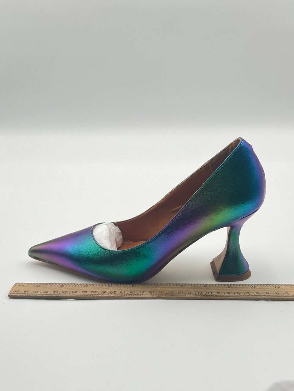 YDN Colorful Pointed Toe Slip on Pumps Special High Heel Shoe for Party Lady